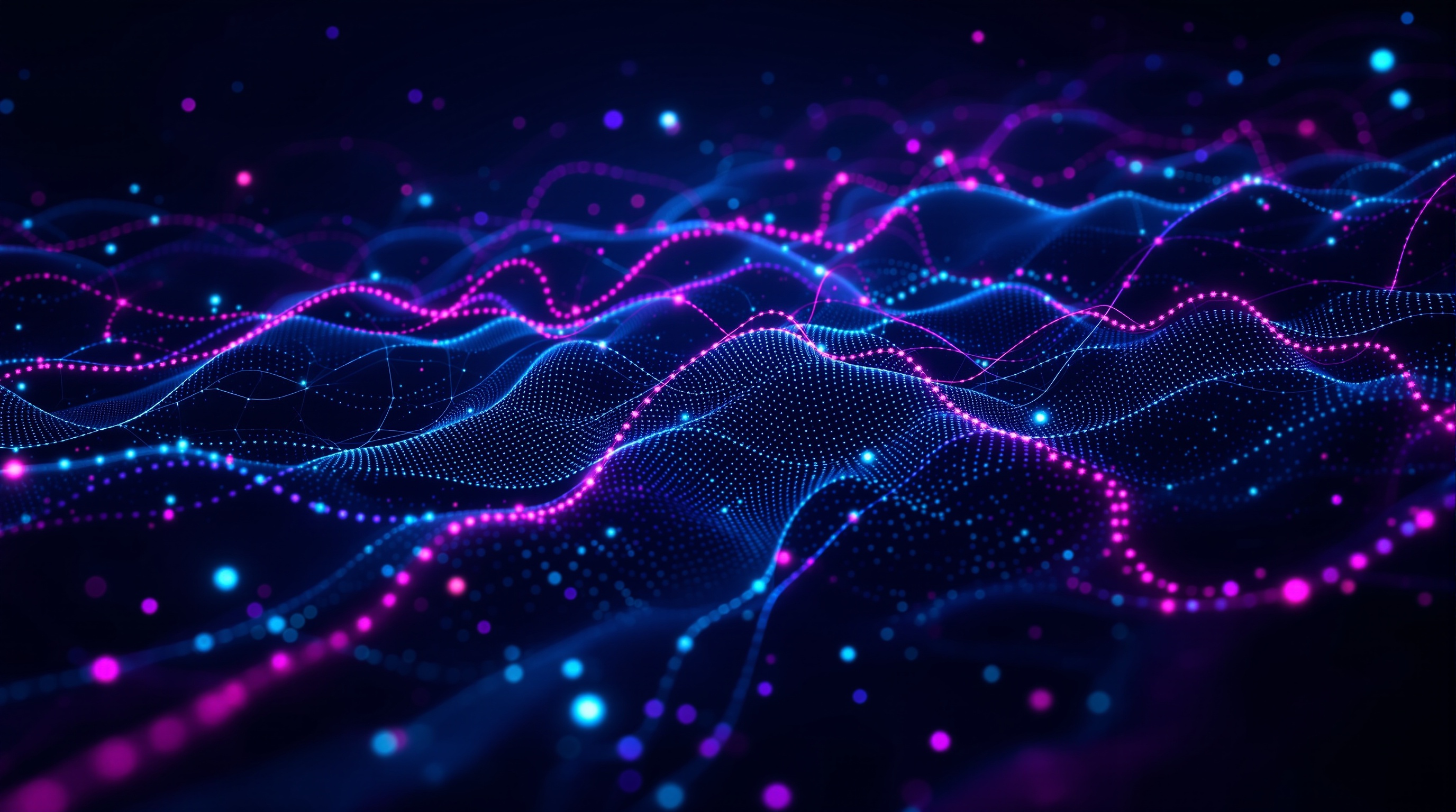 Ops Logix AI AI infrastructure represented by an interconnected neural network